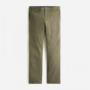 Men's J.Crew 484 Slim-fit tech Pants Cypress Olive USA VYIABXL97