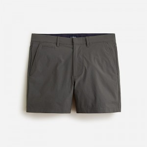 Men's J.Crew 5'' tech Shorts Coal Grey USA IQEFLOB73