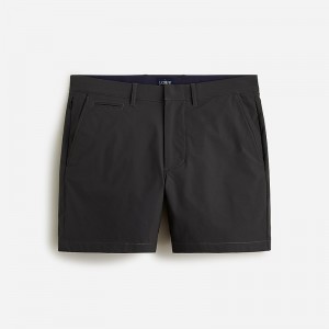 Men's J.Crew 5'' tech Shorts Faded Black USA EKAFQRD24