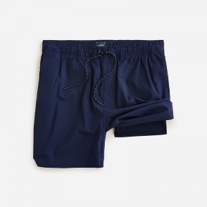 Men's J.Crew 6'' lined tech dock Shorts Navy USA LYCFNDK68