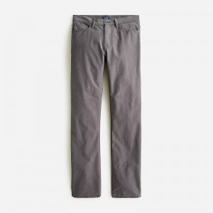 Men's J.Crew 770™ straight-fit five-pocket midweight tech Pants Carbon Grey USA GQPJXVO72