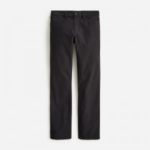 Men's J.Crew 770™ straight-fit five-pocket midweight tech Pants Black USA VRPEOBW52