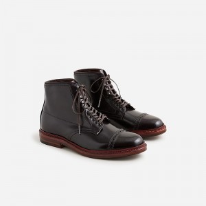 Men's J.Crew Alden® for J.Crew straight-tip cordovan Boots Color 8 Cordovan USA PHNFUSY04