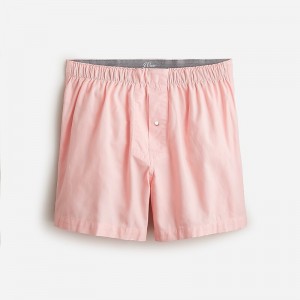 Men's J.Crew Boxer shorts Broken-in organic Boxer shorts Butter Pink USA PGQRXWY51