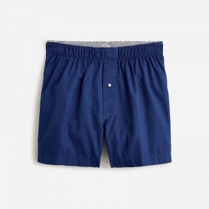 Men's J.Crew Boxer shorts Broken-in organic Boxer shorts Twilight Navy USA IXTFHWN57