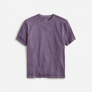 Men's J.Crew Broken-in T-shirts Purple Twilight USA MKBNQJW73