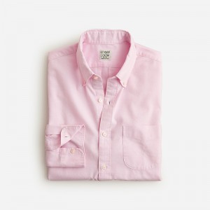 Men's J.Crew Broken-in organic cotton oxford Shirts Orchid Pink Oxford USA ELONYXP37