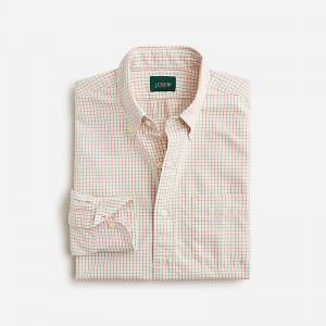 Men's J.Crew Broken-in organic cotton oxford Shirts Harry Pink Green USA ZDTWJBX19