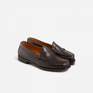 Men's J.Crew Camden Loafers Dress Brown USA LBGEVMA01