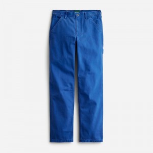 Men's J.Crew Carpenter Pants Gulf Blue USA GPAFSWJ83