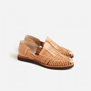 Men's J.Crew Chamula™ Cancún huaraches Sandals Tan USA YCSDIPQ36