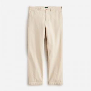 Men's J.Crew Classic canvas Pants Natural Seeded USA QKZVFGP43