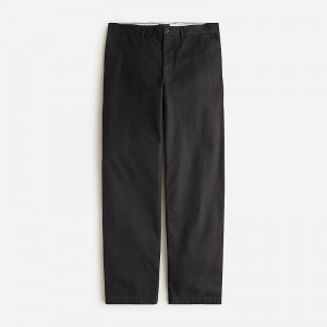 Men's J.Crew Classic chino Pants Black USA EJHVFOI81