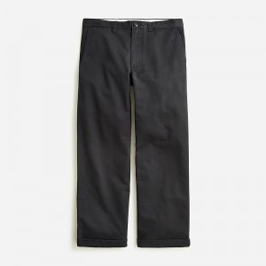 Men's J.Crew Giant-fit chino Pants Black USA FPXLZHN82