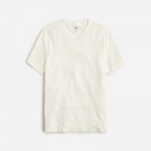 Men's J.Crew Hemp-organic cotton blend T-shirts Natural USA HPGATVM74