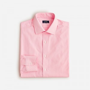 Men's J.Crew Ludlow Premium fine cotton Dress Shirts Rian White Pink USA DFKPJGM17