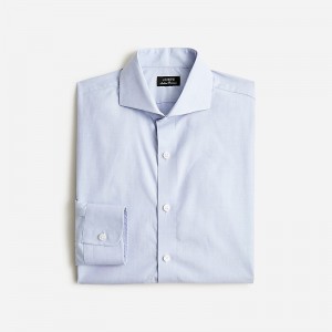 Men's J.Crew Ludlow Premium fine cotton with cutaway collar Dress Shirts Fairweather Blue USA ZUIKEYJ61