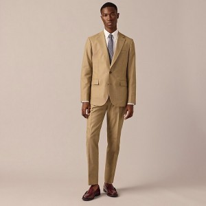 Men's J.Crew Ludlow Slim-fit Suit Jacket Light Olive Pindot USA IGBYQFD43