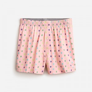 Men's J.Crew Printed Boxers Easter Egg Warm Quartz USA SGXZBLN15