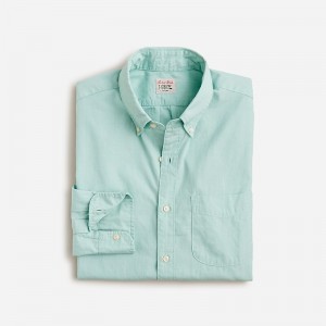 Men's J.Crew Secret Wash cotton poplin Shirts Meadowbrook End On End USA RABSYCN51