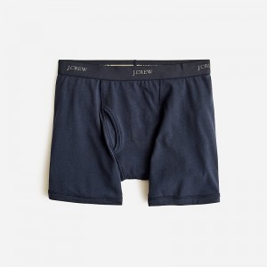 Men's J.Crew Stretch 4" Boxer Briefs Navy USA FGIYNMD47