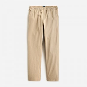 Men's J.Crew Tech dock Pants Khaki USA YPHFZCM95