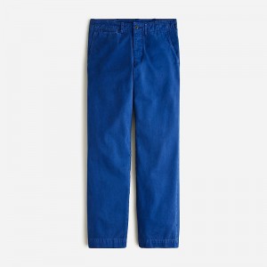 Men's J.Crew Wallace & Barnes selvedge officer chino Pants French Worker Blue USA UXZYMJI97