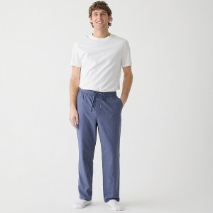 Men's J.Crew cotton poplin pant Pajamas Montclair Navy USA SCAPDIF86