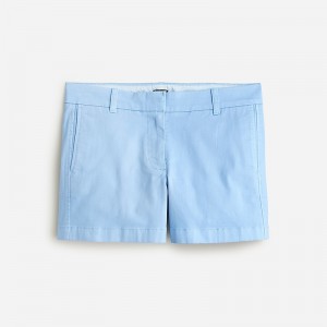 Women's J.Crew 4" stretch chino Shorts Placid Sky USA AXSFMTI72