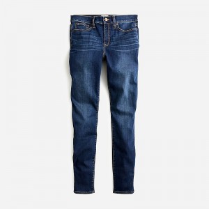 Women's J.Crew 9" toothpick Jeans Deep Indigo USA MWSQOYB19