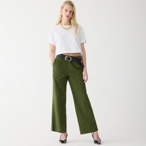 Women's J.Crew Astrid chino Pants Utility Green USA BUKOLCI93