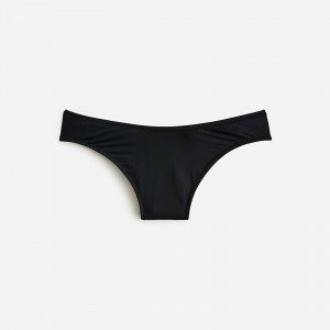 Women's J.Crew Belted '90s high-leg Bikini Bottom Black USA XKYGIVJ69