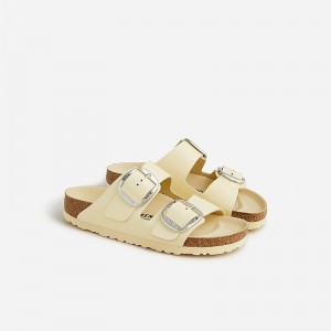 Women's J.Crew Birkenstock® Arizona big-buckle Sandals Butter USA RBOGFDS53