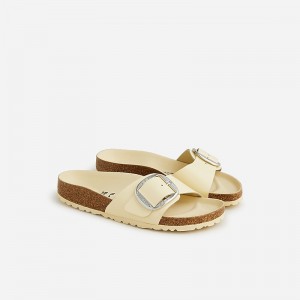 Women's J.Crew Birkenstock® Madrid big-buckle Sandals Butter USA HEJRWNQ24