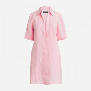 Women's J.Crew Bungalow popover Dress Pink USA YMDQUKH07