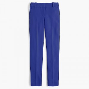 Women's J.Crew Cameron slim cropped pant Pants Bright Indigo USA PUXJKRB35