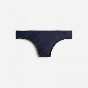 Women's J.Crew Classic full-coverage Bikini Bottom Navy USA SRWMXCQ36