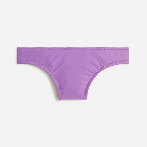 Women's J.Crew Classic full-coverage Bikini Bottom Viola USA WBXLQOT24