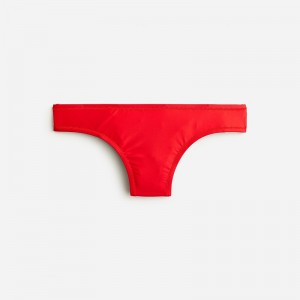 Women's J.Crew Classic full-coverage Bikini Bottom Bright Cerise USA RZGSPEF29