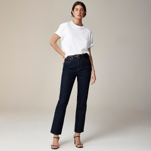 Women's J.Crew Classic straight Jeans Resin Rinse USA PRZOHXD84