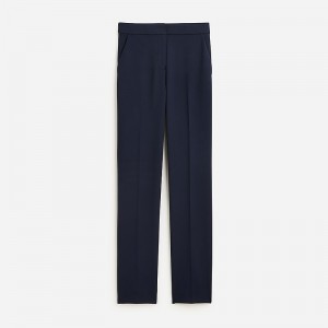 Women's J.Crew Curvy Kate straight-leg Pants Navy USA AMEVBPW62