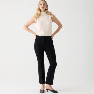 Women's J.Crew Demi-boot Pants Black USA MDPJKAZ12