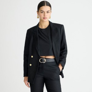 Women's J.Crew Greta Blazers Black USA VBQPWMS05