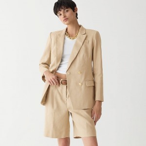 Women's J.Crew Greta Blazers Flax USA FIXKTWJ46