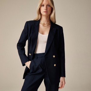 Women's J.Crew Greta Blazers Navy USA XJFHAOB56