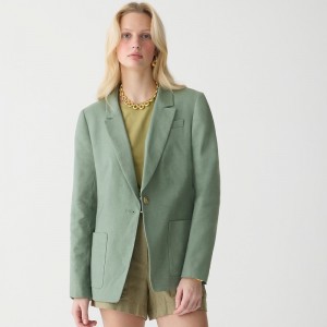 Women's J.Crew Helena Blazer Green USA ZATPCDY84