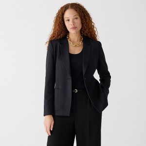 Women's J.Crew Helena Blazers Black USA SMDFQHT51