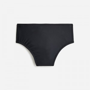 Women's J.Crew High-rise Bikini Bottom Black USA BNRTOKG98