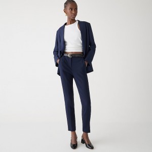 Women's J.Crew High-rise Cameron Pants Navy USA UFYXLIA38