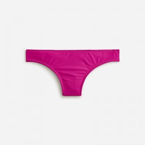 Women's J.Crew Hipster full-coverage Bikini Bottom Magenta Orchid USA UCHLSRT05